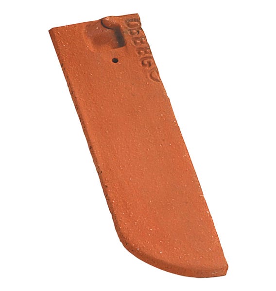 1/2 Teja Plana Ecaille 17x27 derecha cortada Rojo Nuance main product photo