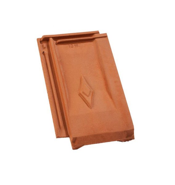 Teja de ventilacion Losangée Ste Foy (seccion con reja = 19 cm²) Rojo main product photo