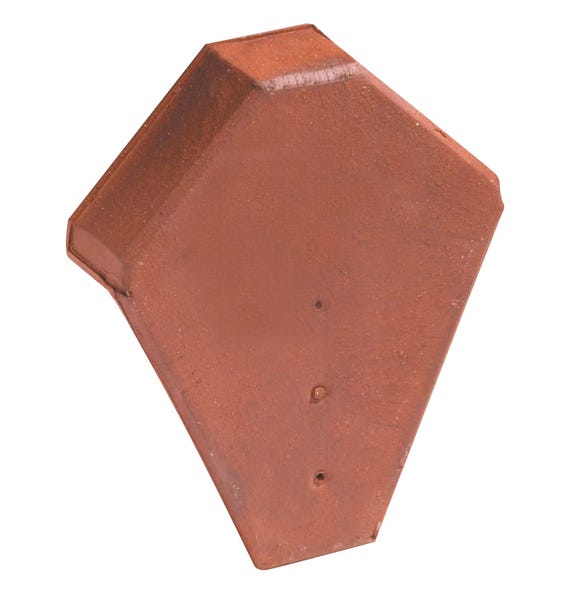 Fronton para cumbrera angular con borde Rojo main product photo